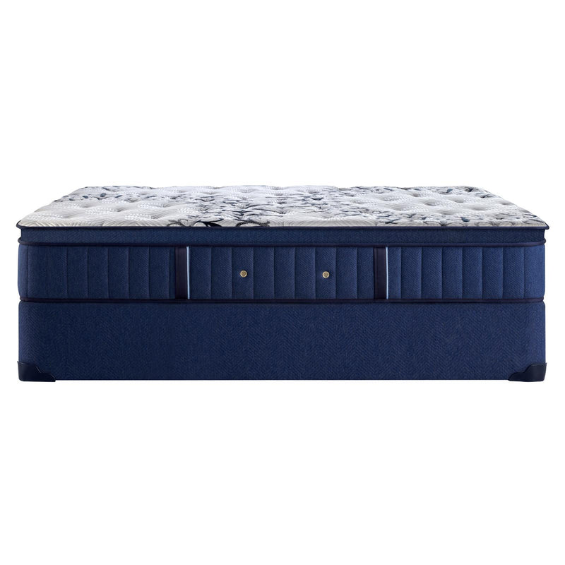  Stearns & Foster Estate Mon Amour Euro-Top Luxury Cushion Plush Mattress Set Blue 5" (King) IMAGE 3