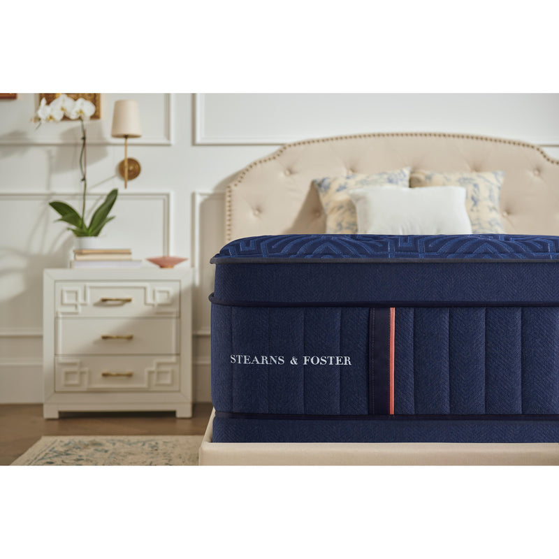  Stearns & Foster Lux Estate Madeleine Cushion Firm Euro Top Mattress Set Blue 5" (Twin XL) IMAGE 9