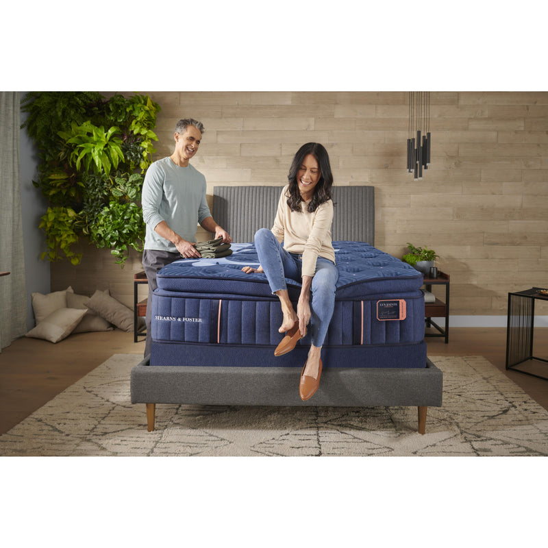  Stearns & Foster Estate Luxury Marcela Plush Euro Pillow Top Mattress Set Blue 5" (Full) IMAGE 10