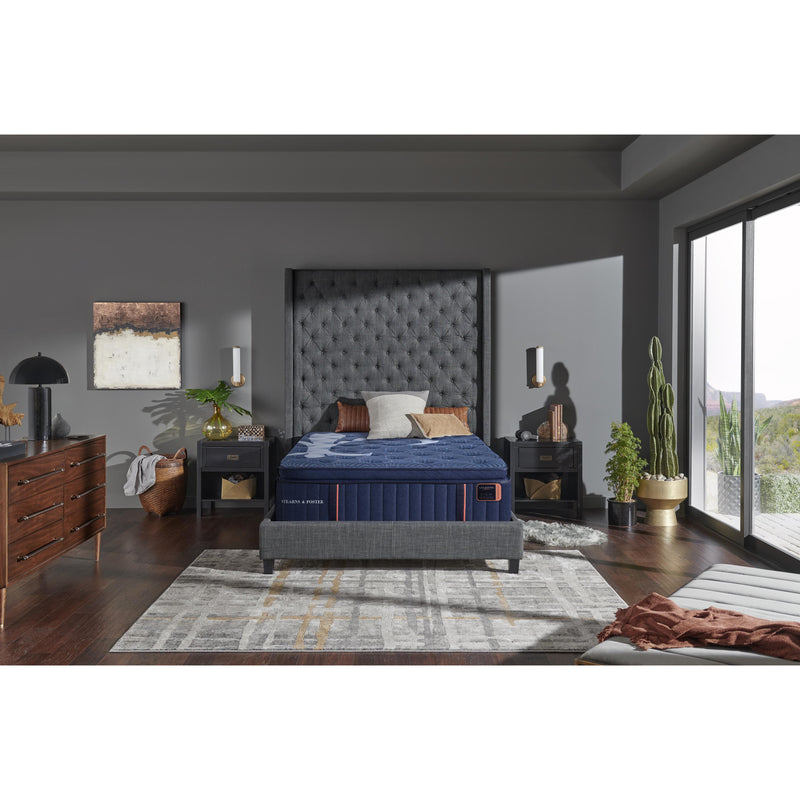  Stearns & Foster Estate Luxury Marcela Plush Euro Pillow Top Mattress Set Blue 5" (Full) IMAGE 5