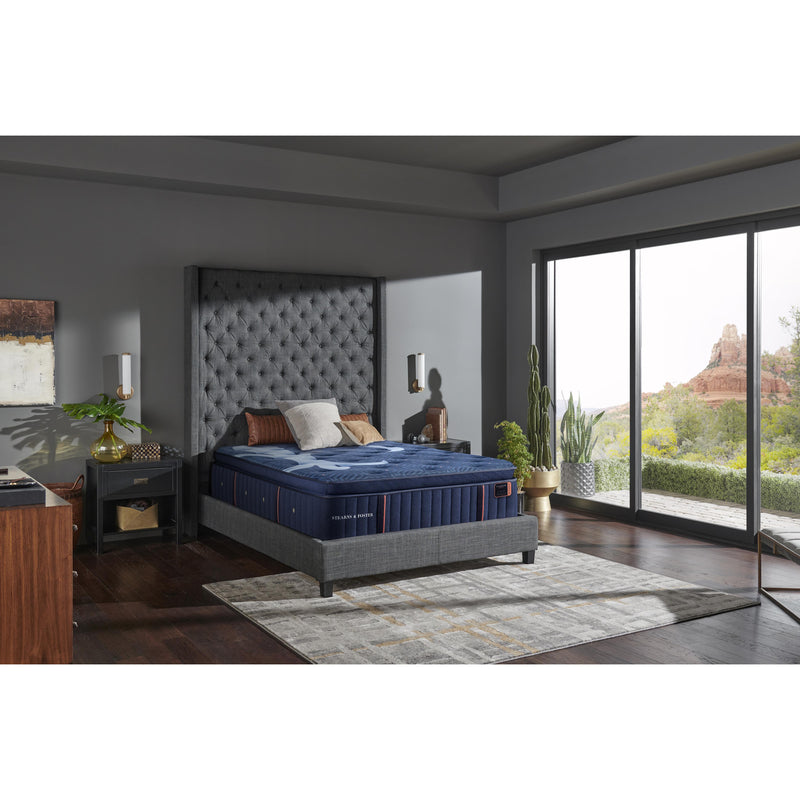  Stearns & Foster Estate Luxury Marcela Plush Euro Pillow Top Mattress Set Blue 5" (Queen) IMAGE 4