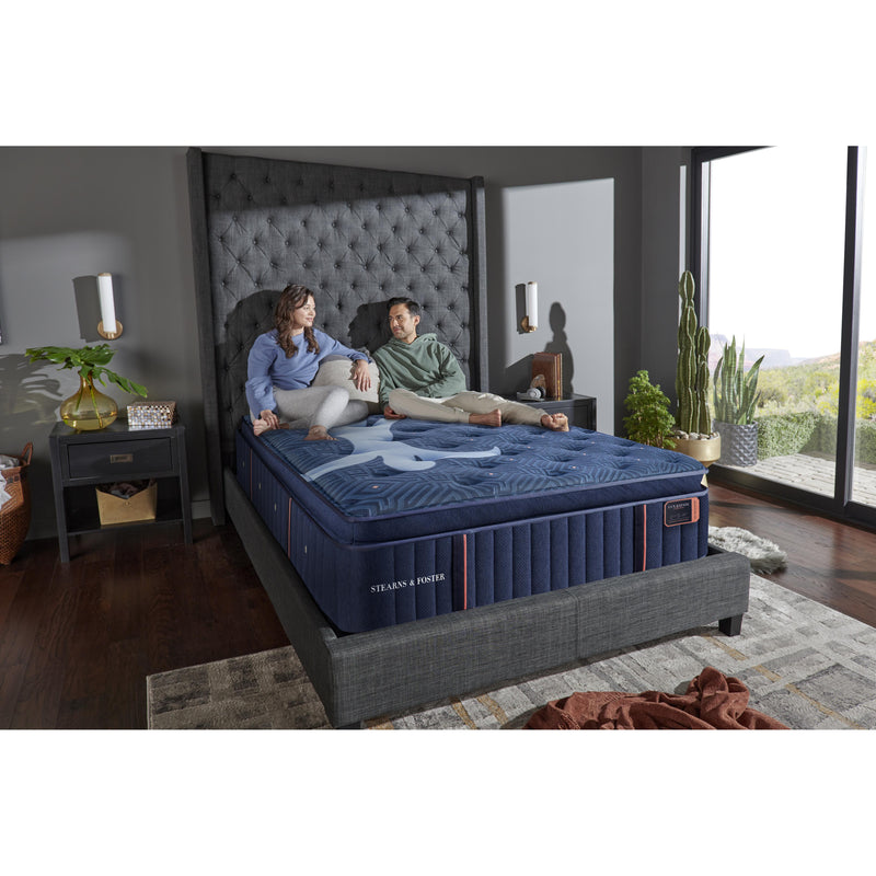  Stearns & Foster Estate Luxury Marcela Plush Euro Pillow Top Mattress Set Blue 5" (King) IMAGE 9