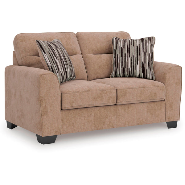  Manufacturer Color_Mocha  -- Olten Stationary Fabric Loveseat IMAGE 1