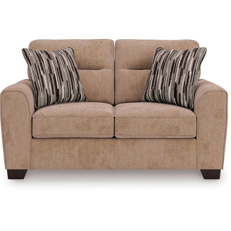  Manufacturer Color_Mocha  -- Olten Stationary Fabric Loveseat IMAGE 2