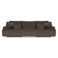  Manufacturer Color_Chocolate  Motion Type_Reclining  -- Top Tier Reclining Fabric Sofa IMAGE 1