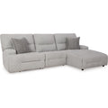  Manufacturer Color_Pewter  -- Acklen Place Power Reclining Fabric 3 pc Sectional IMAGE 1