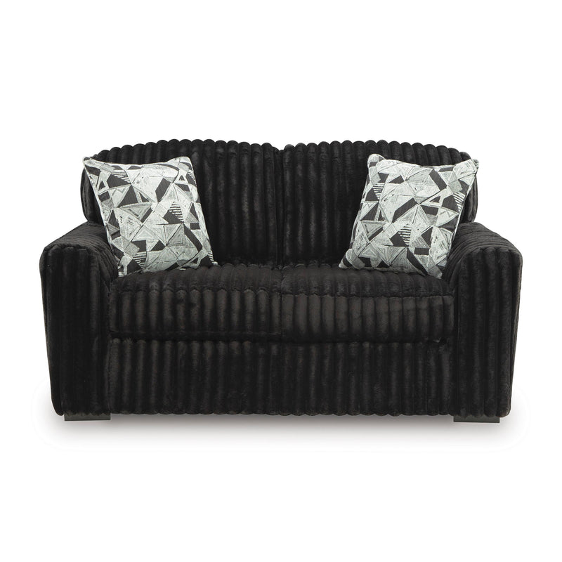  Manufacturer Color_Onyx  -- Midnight Madness Stationary Fabric Loveseat IMAGE 2