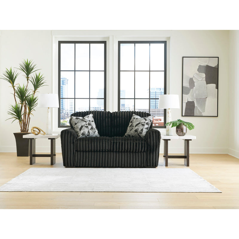  Manufacturer Color_Onyx  -- Midnight Madness Stationary Fabric Loveseat IMAGE 4