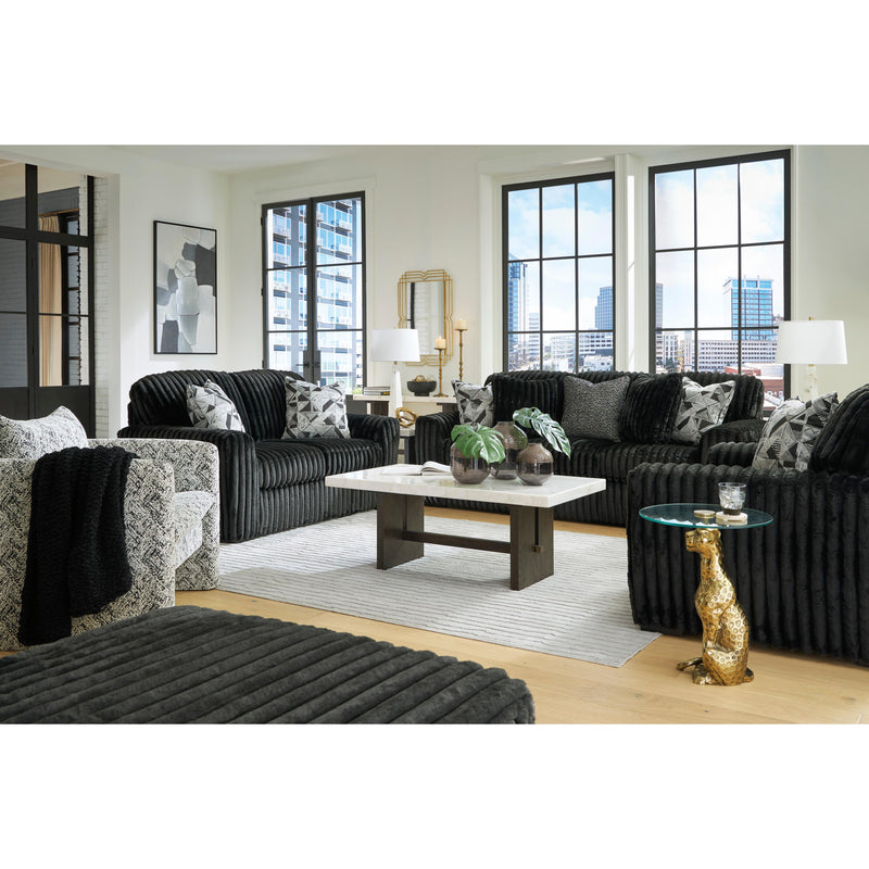  Manufacturer Color_Onyx  -- Midnight Madness Stationary Fabric Loveseat IMAGE 8