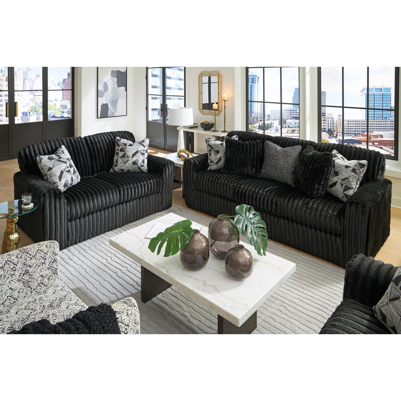  Manufacturer Color_Onyx  -- Midnight Madness Stationary Fabric Sofa IMAGE 12