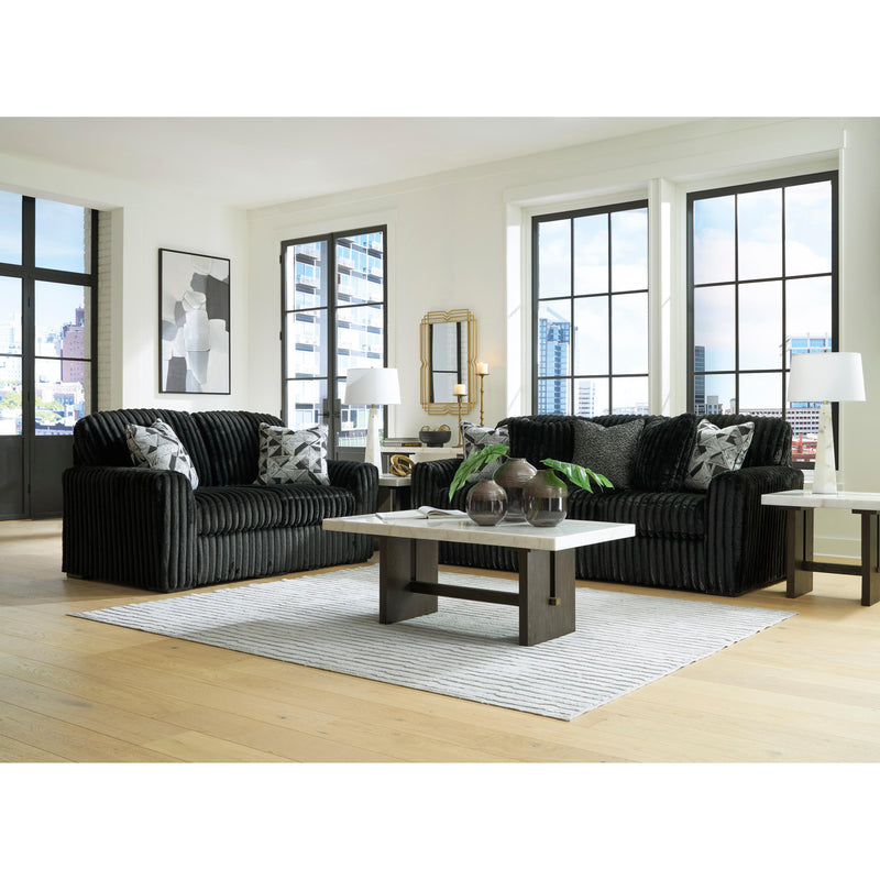  Manufacturer Color_Onyx  -- Midnight Madness Stationary Fabric Sofa IMAGE 13