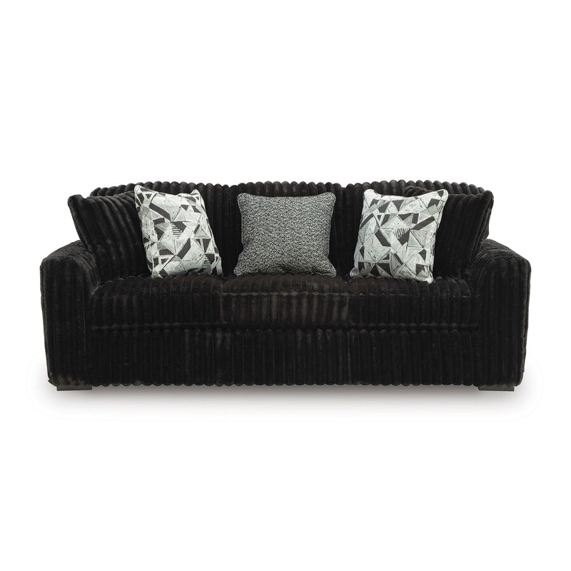  Manufacturer Color_Onyx  -- Midnight Madness Stationary Fabric Sofa IMAGE 2