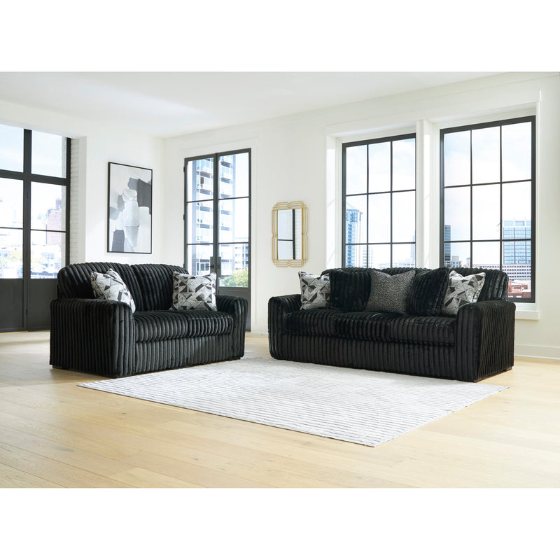  Manufacturer Color_Onyx  -- Midnight Madness Stationary Fabric Sofa IMAGE 5