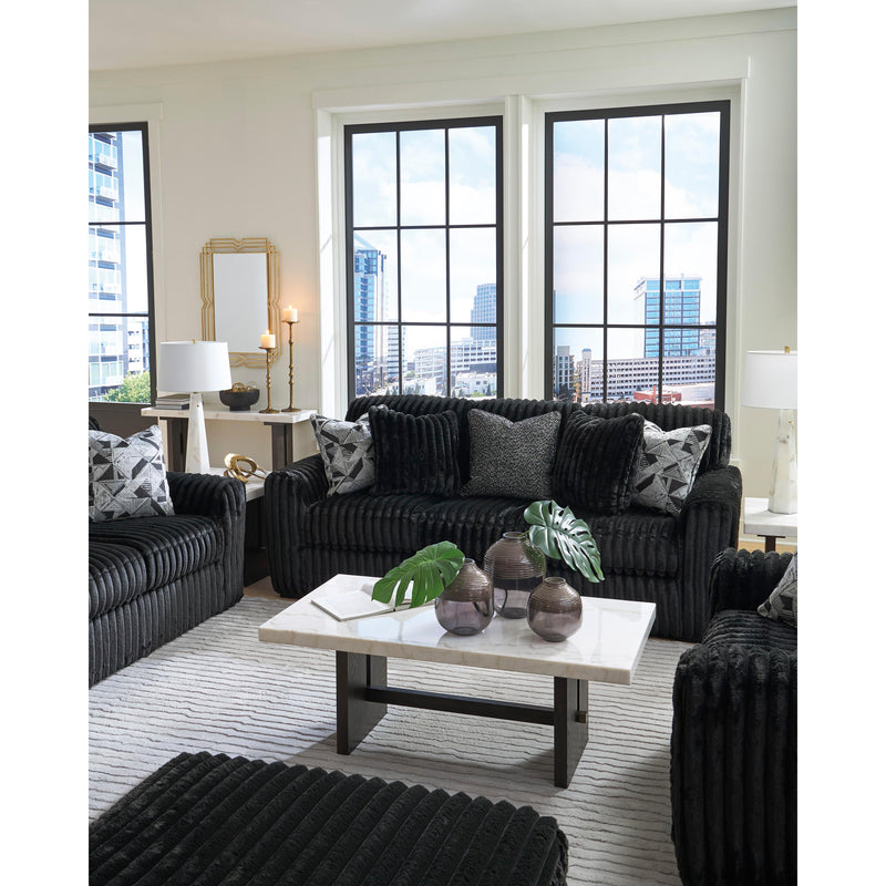  Manufacturer Color_Onyx  -- Midnight Madness Stationary Fabric Sofa IMAGE 8