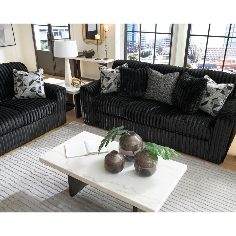  Manufacturer Color_Onyx  -- Midnight Madness Stationary Fabric Sofa IMAGE 9