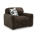  Manufacturer Color_Chocolate  -- Midnight-Madness 9810423 Chair and a Half IMAGE 1