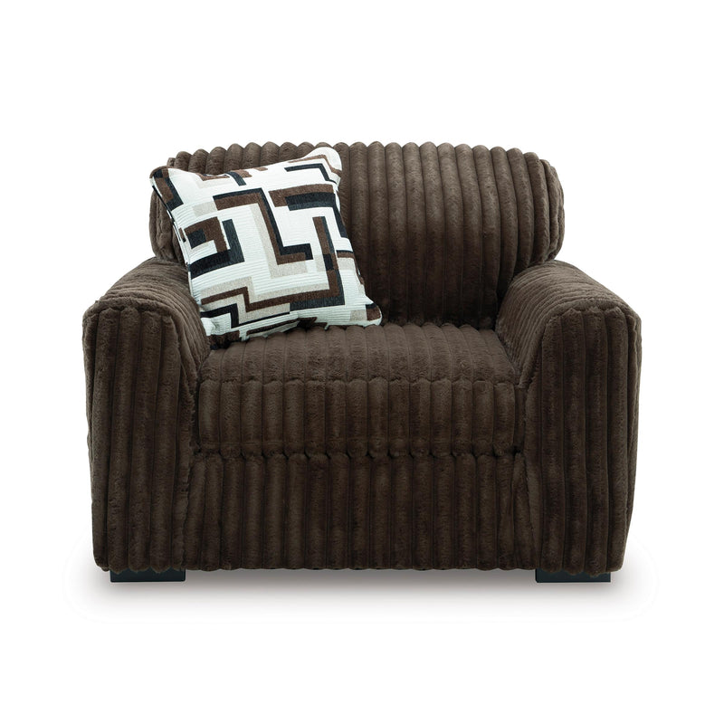  Manufacturer Color_Chocolate  -- Midnight-Madness 9810423 Chair and a Half IMAGE 2