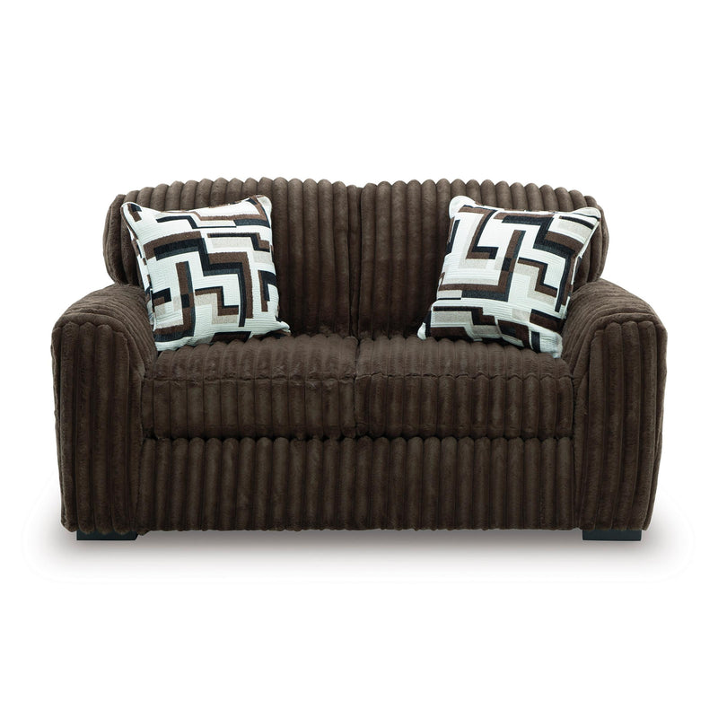  Manufacturer Color_Chocolate  -- Midnight-Madness 9810435 Loveseat IMAGE 2