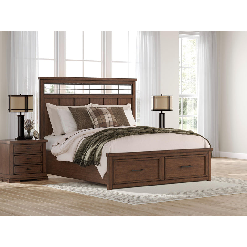  Size_King  -- Taffenbrook B849B4 King Panel Storage Bed IMAGE 14