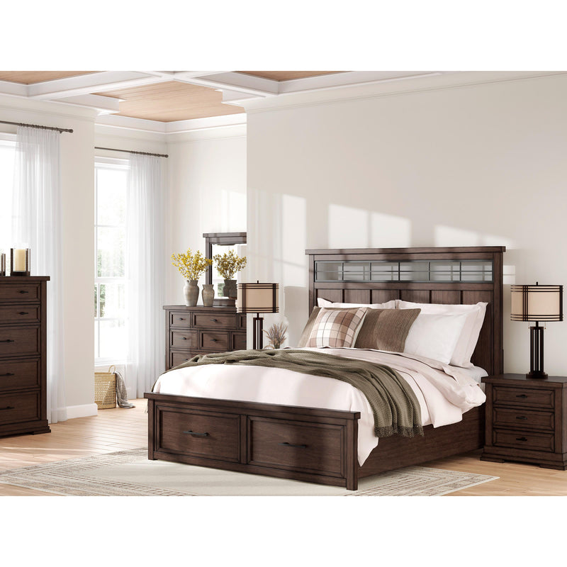  Size_King  -- Taffenbrook B849B4 King Panel Storage Bed IMAGE 15
