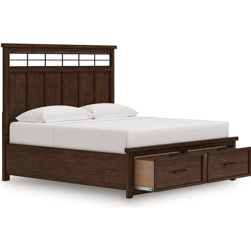  Size_King  -- Taffenbrook B849B4 King Panel Storage Bed IMAGE 2