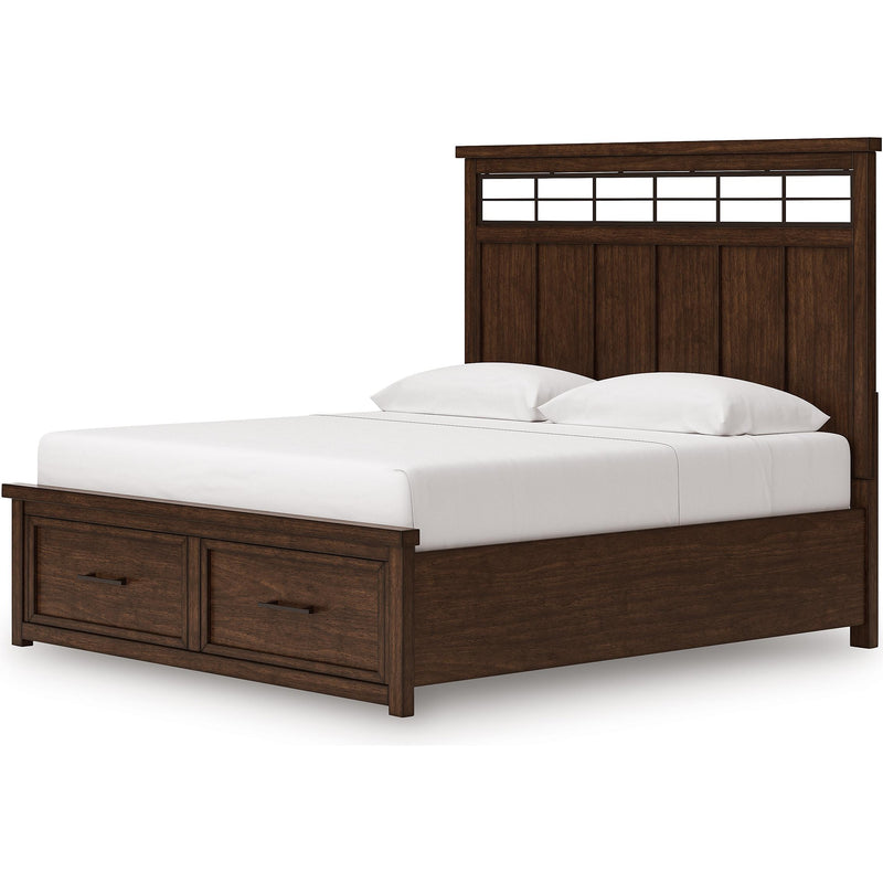  Size_King  -- Taffenbrook B849B4 King Panel Storage Bed IMAGE 4