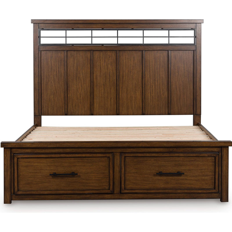  Size_King  -- Taffenbrook B849B4 King Panel Storage Bed IMAGE 7