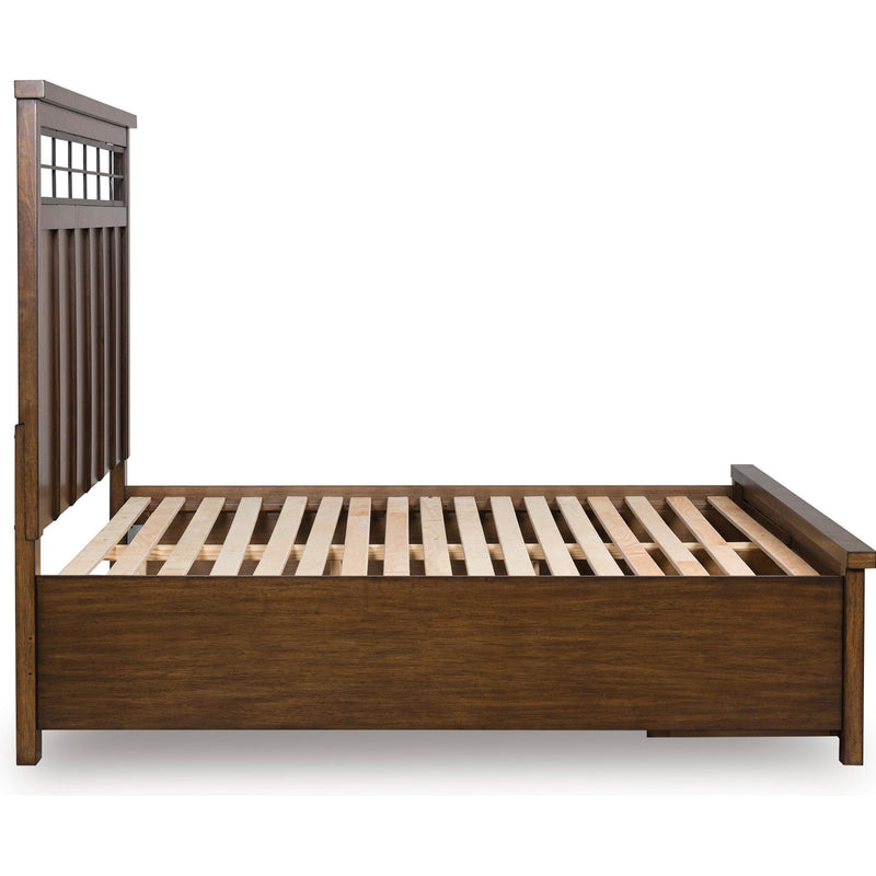  Size_King  -- Taffenbrook B849B4 King Panel Storage Bed IMAGE 8
