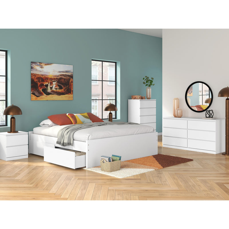  Size_King  -- Onita EB9630B18 King Platform Bed with 2 Side Storage IMAGE 9