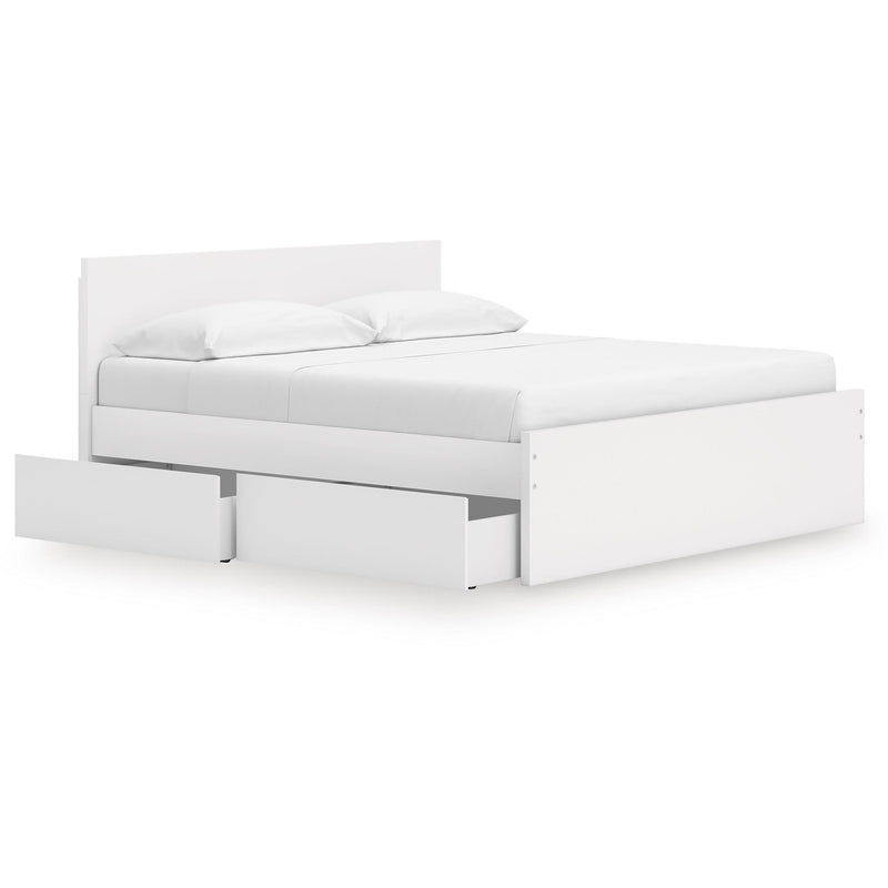  Size_King  -- Onita EB9630B20 King Panel Platform Bed with Storage IMAGE 2