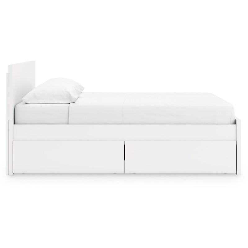  Size_King  --  Onita EB9630B21 King Panel Platform Bed with 2 Side Storage IMAGE 4
