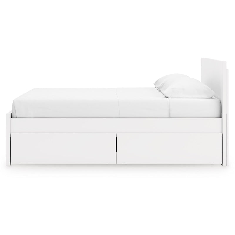  Size_King  --  Onita EB9630B21 King Panel Platform Bed with 2 Side Storage IMAGE 5