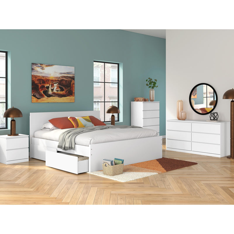  Size_King  --  Onita EB9630B21 King Panel Platform Bed with 2 Side Storage IMAGE 9