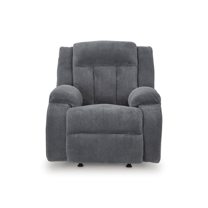  Manufacturer Color_Steel  Motion Type_Power  -- Observation Power Rocker Fabric Recliner IMAGE 3