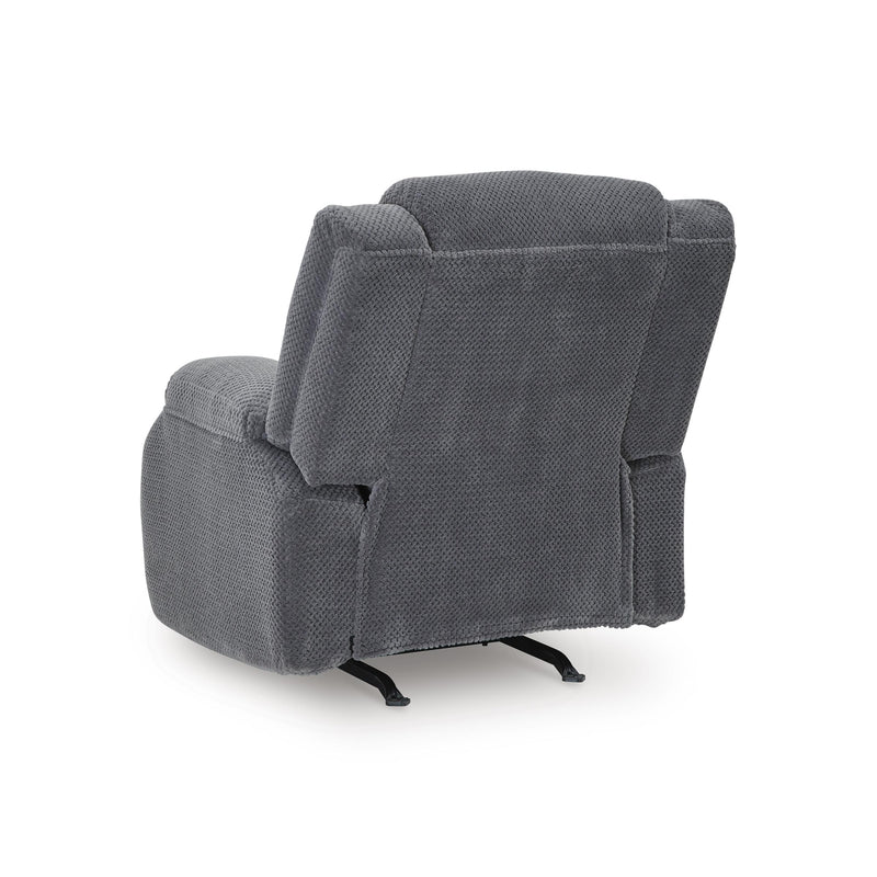  Manufacturer Color_Steel  Motion Type_Power  -- Observation Power Rocker Fabric Recliner IMAGE 4