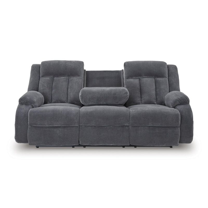  Manufacturer Color_Steel  -- Observation Power Reclining Fabric Sofa IMAGE 4