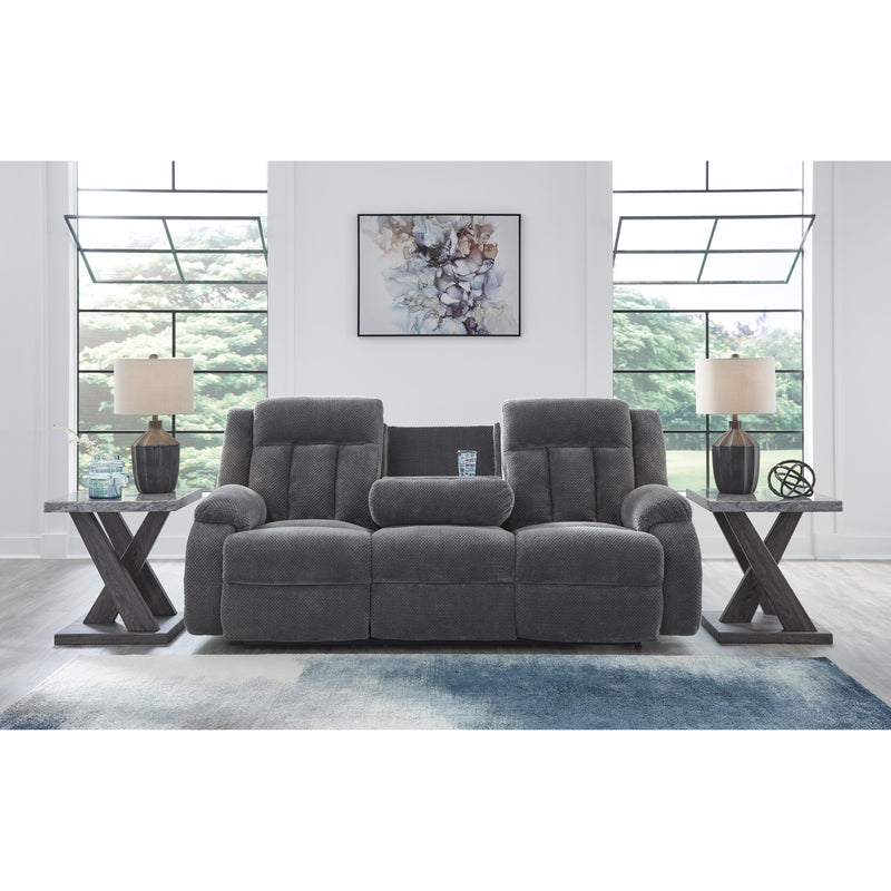  Manufacturer Color_Steel  -- Observation Power Reclining Fabric Sofa IMAGE 7