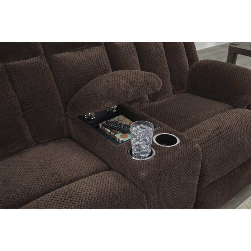  Manufacturer Color_Chocolate  -- Observation PC2140696 Double Reclining Power Loveseat with Console IMAGE 5