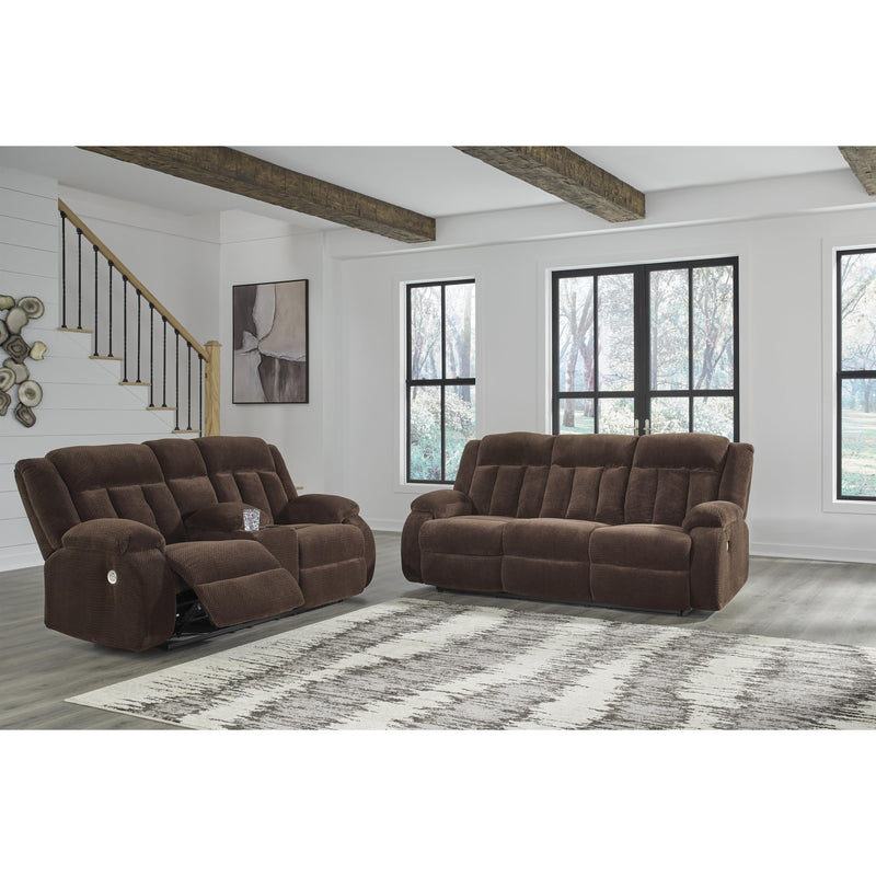  Manufacturer Color_Chocolate  -- Observation PC2140696 Double Reclining Power Loveseat with Console IMAGE 6