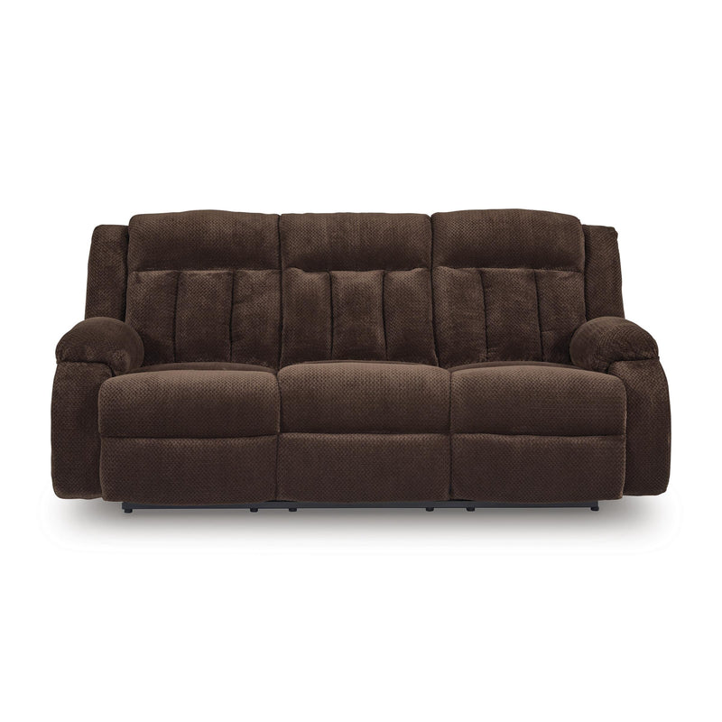  Manufacturer Color_Chocolate  -- Observation PC2140699 Reclining Power Sofa with Drop Down Table IMAGE 2