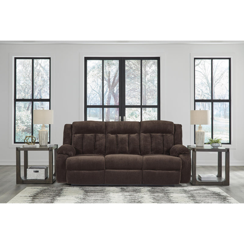  Manufacturer Color_Chocolate  -- Observation PC2140699 Reclining Power Sofa with Drop Down Table IMAGE 5