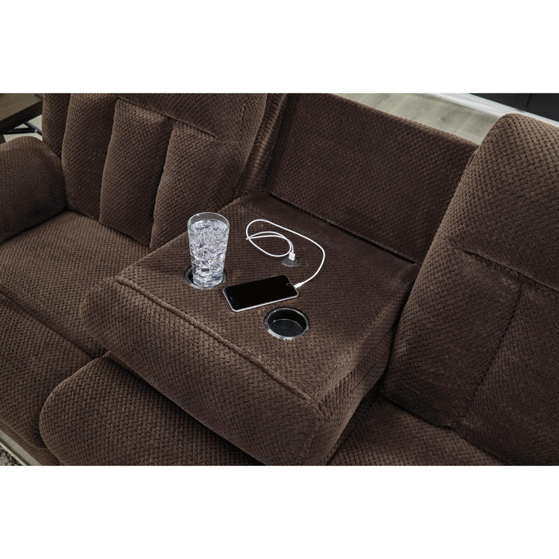  Manufacturer Color_Chocolate  -- Observation PC2140699 Reclining Power Sofa with Drop Down Table IMAGE 7