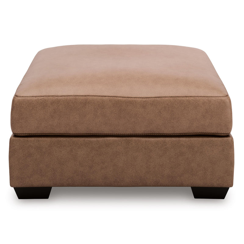  Manufacturer Color_Caramel  -- WillowBend Leather Look Ottoman IMAGE 2