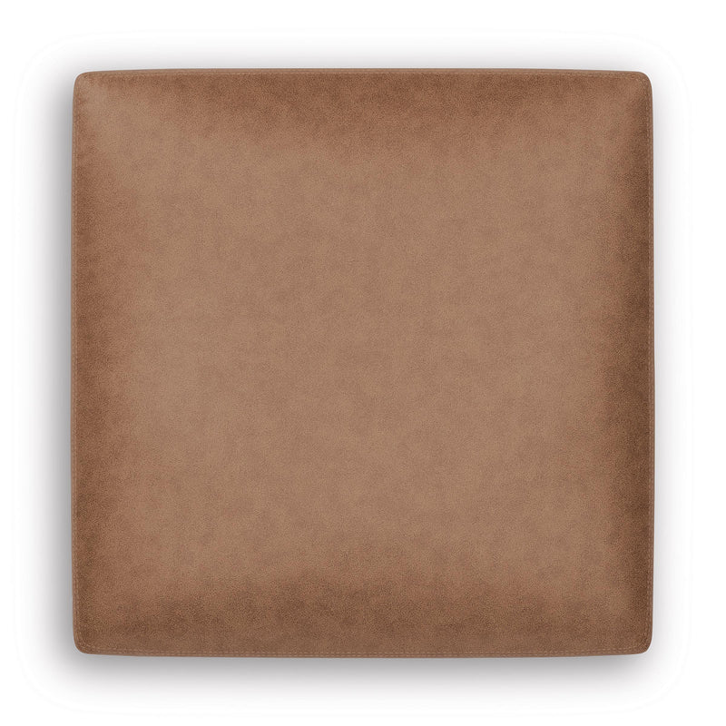  Manufacturer Color_Caramel  -- WillowBend Leather Look Ottoman IMAGE 3