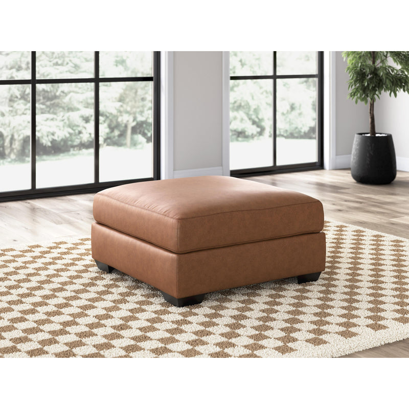 Manufacturer Color_Caramel  -- WillowBend Leather Look Ottoman IMAGE 4