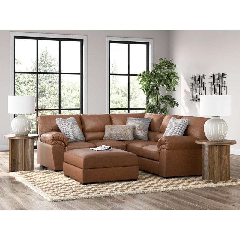  Manufacturer Color_Caramel  -- WillowBend Leather Look Ottoman IMAGE 6