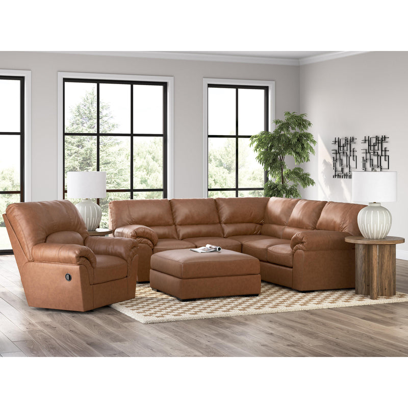  Manufacturer Color_Caramel  Motion Type_Manual  -- WillowBend Rocker Leather Look Recliner IMAGE 10
