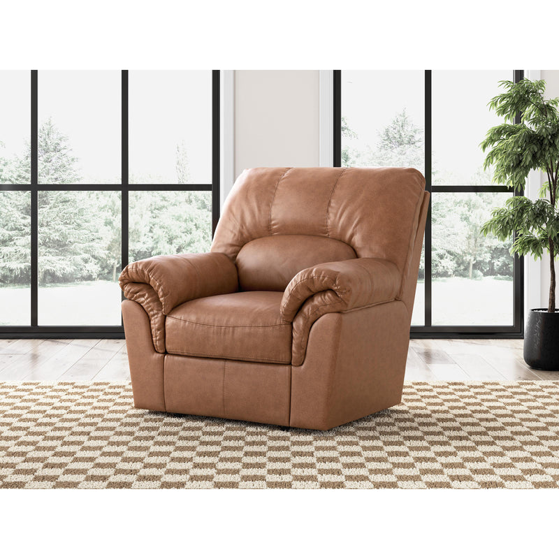  Manufacturer Color_Caramel  Motion Type_Manual  -- WillowBend Rocker Leather Look Recliner IMAGE 5