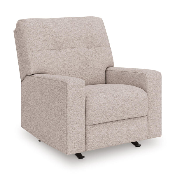  Manufacturer Color_Stone  Motion Type_Manual  -- Larimer Rocker Fabric Recliner IMAGE 1