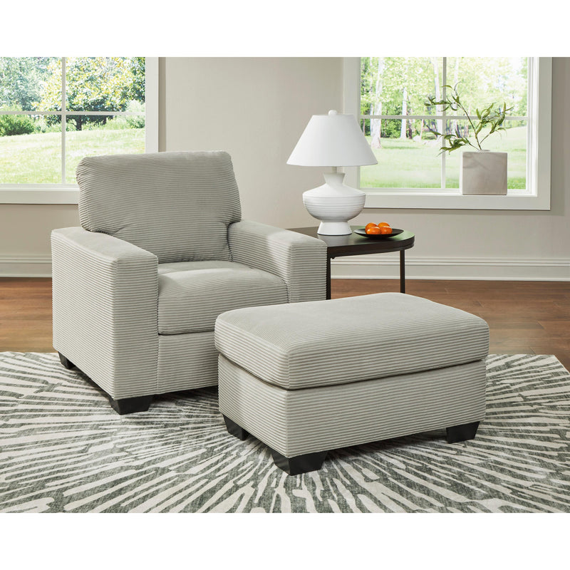  Manufacturer Color_Smoke  -- Greenbriar Fabric Ottoman IMAGE 5